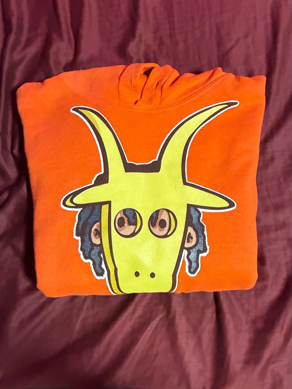 Polo G orange capalot hoodie